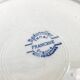 1900s 5 flat plates Badonviller Fenal decor Francine