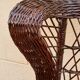 Duo de fauteuils à oreilles en rotin
