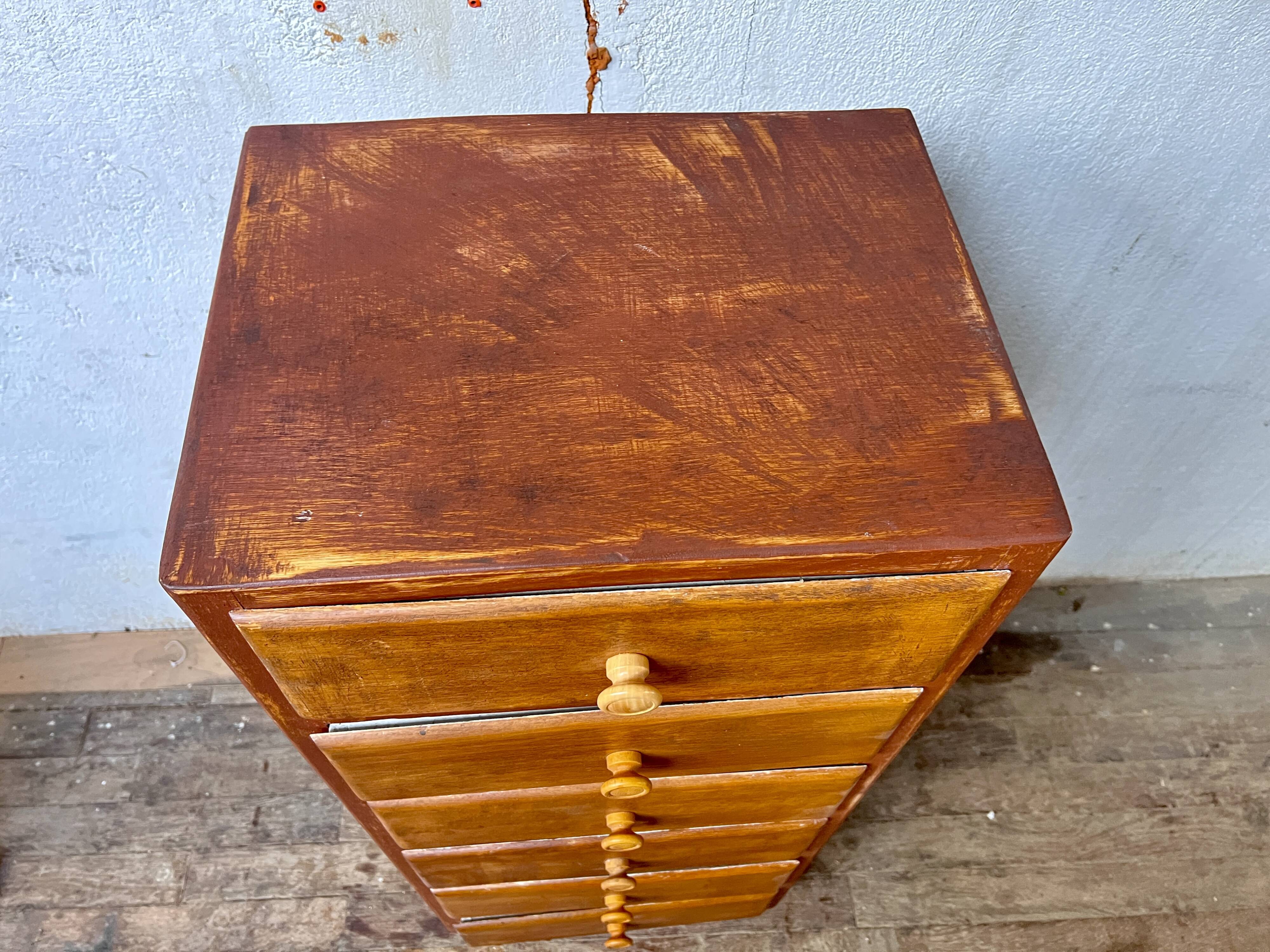 Commode semainier chiffonnier vintage 1950