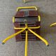 Lot de 4 chaises cuir vintage