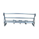 Wall coat rack / Art Deco hat in chrome metal