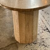 Table à manger en travertin années 70