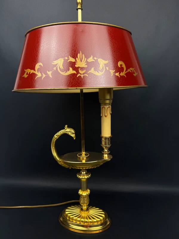 Lucien Gau – Directoire hot water bottle lamp, model 16031