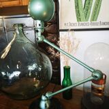 Lampe Jieldé métallisée verte