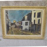 Peinture "vue de village"