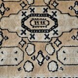 Small vintage square rug