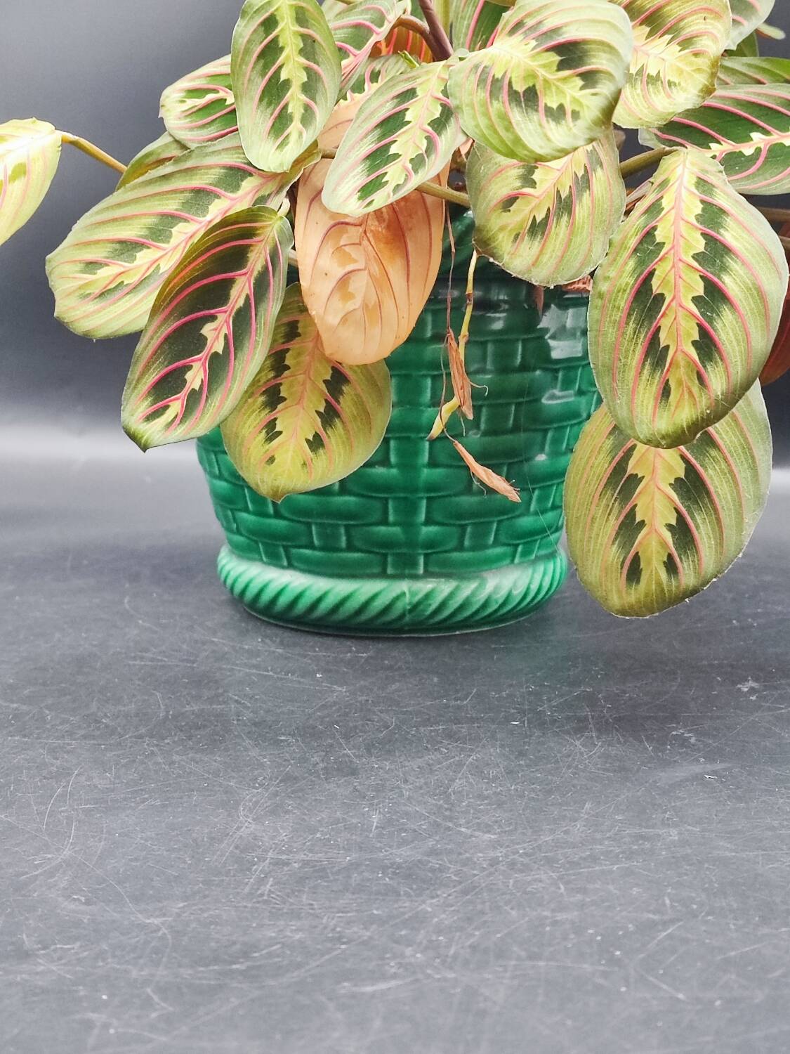 Poet laval vintage basketry pot cover