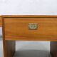 A pair of Scandinavian minimalist teak nightstand tables , 1960s