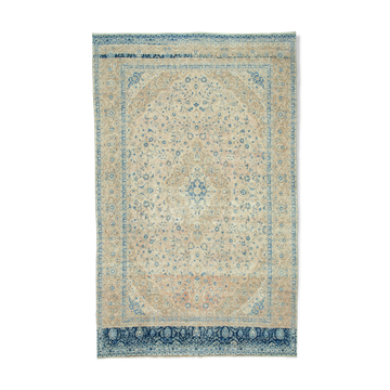 Tapis en laine persane vintage 290 cm x 471 cm beige