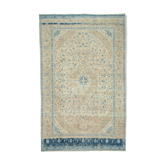 Tapis en laine persane vintage 290 cm x 471 cm beige