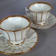 Antique Paris porcelain tête-à-tête coffee service. Very good condition S988