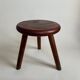 Wooden tripod stool
