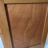Old oak three-panel fire screen