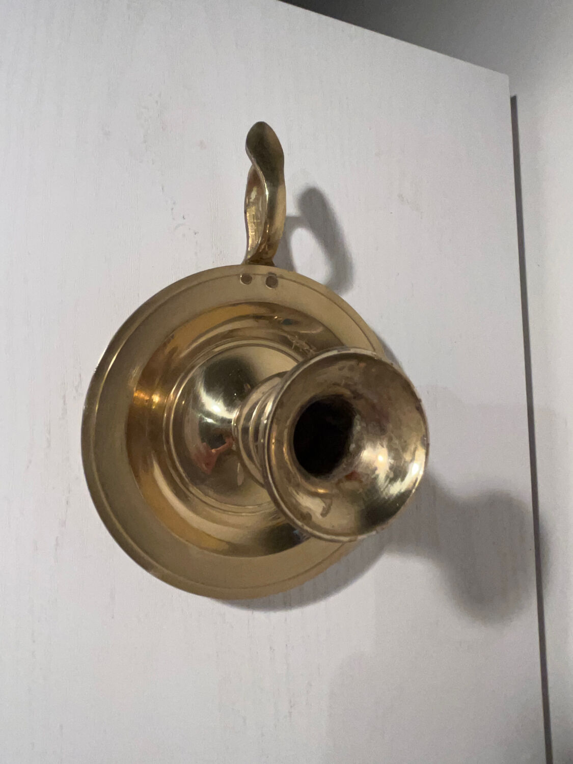 Brass candle holder