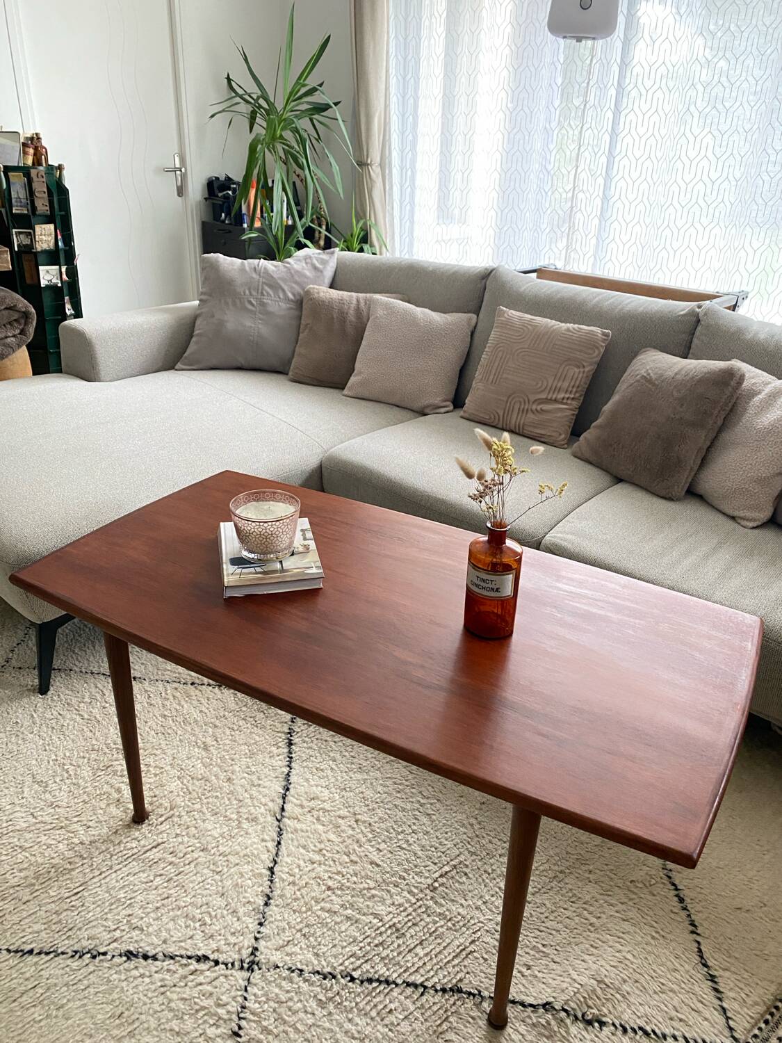 Vintage teak coffee table