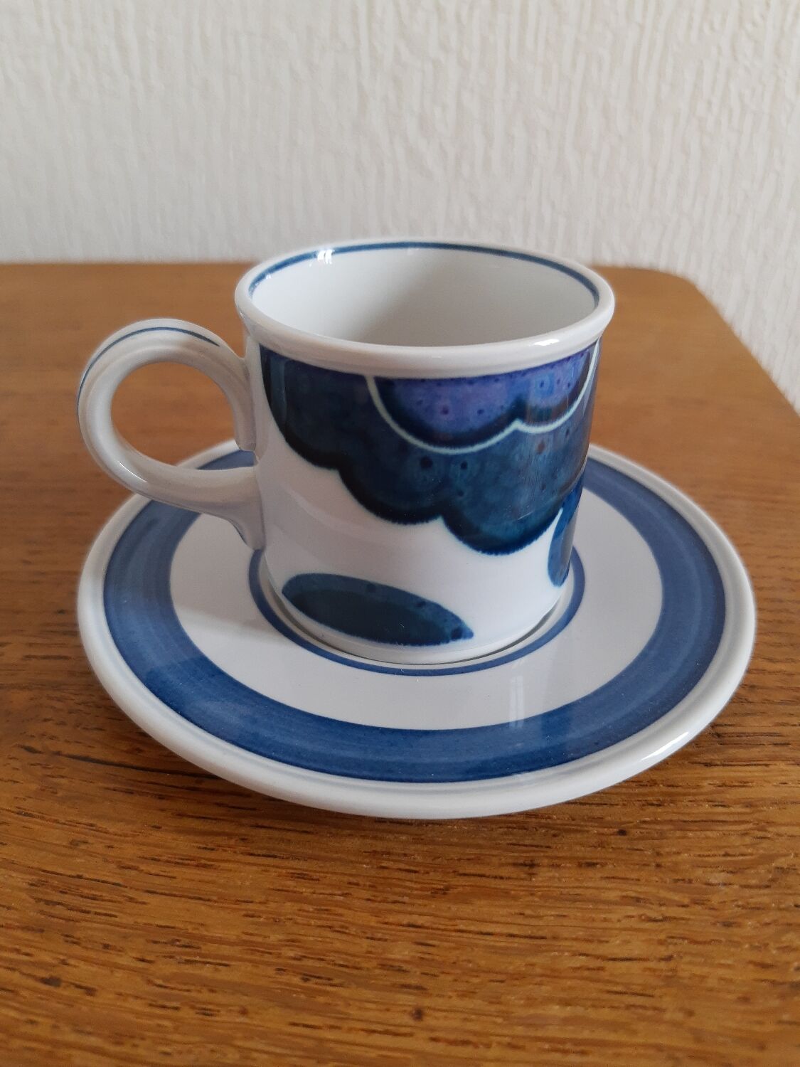 Service à café vintage BlueCloud Villeroy et Boch