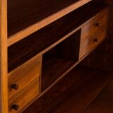 Rosewood drop front secretary desk by Axel Christensen, Odder, ACO Møbler, Denmark, 60s