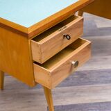 1950s desk, beech/resopal. Manufacturer: Ekawerk