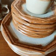 Coffee service and dessert in stoneware west Germany