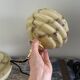 Set of two art deco portable ballrooms in electrified marbled opaline to nine