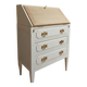Wooden secretary chest of drawers