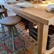 XXL solid oak kitchen island/worktop 180 x 105