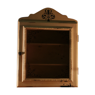 Vitrine murale en bois