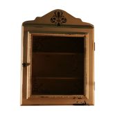 Wooden wall display case
