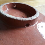 Plat rond en céramique artisanale de safi au maroc