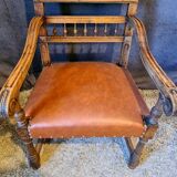 20th century oak armchair