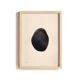 Painting on "pebble" black paper signed Eawy