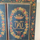 Painted nineteenth century cabinet