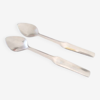 Guy Degrenne for Air France - Set of 2 teaspoons - Steel