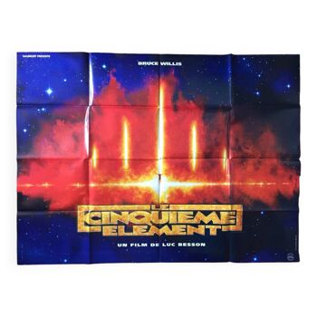 Affiche cinéma originale "Le Cinquième élément" Luc Besson 120x160cm 1997