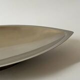 Large chrome-plated metal dish/tray, Guy Degrenne France 1970