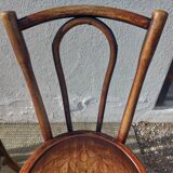 Lot de 5 chaises bistrot Buchon en bois courbé