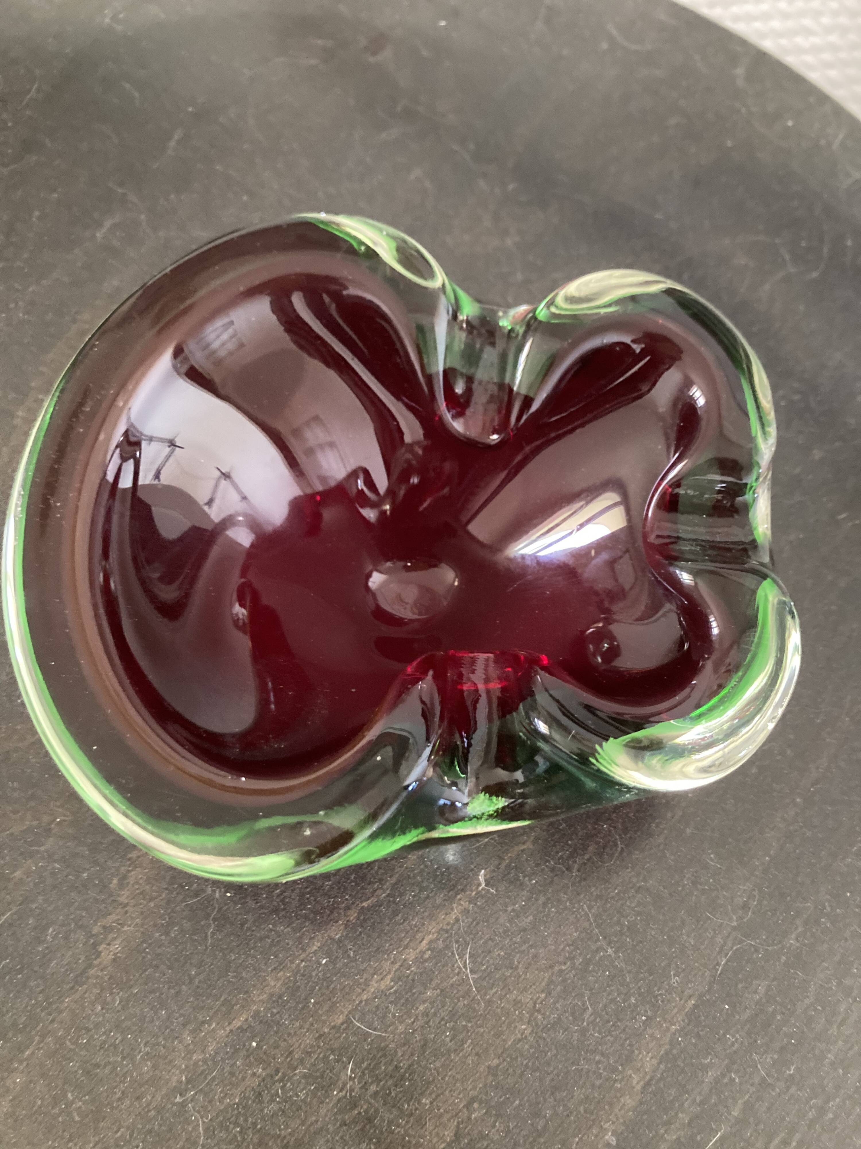 Murano glass ashtray