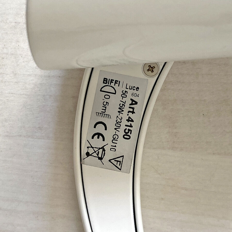 Lot of 4 sconces Biffi Luce made in Italy