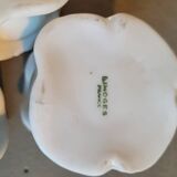 Trio of Limoges porcelain candlesticks