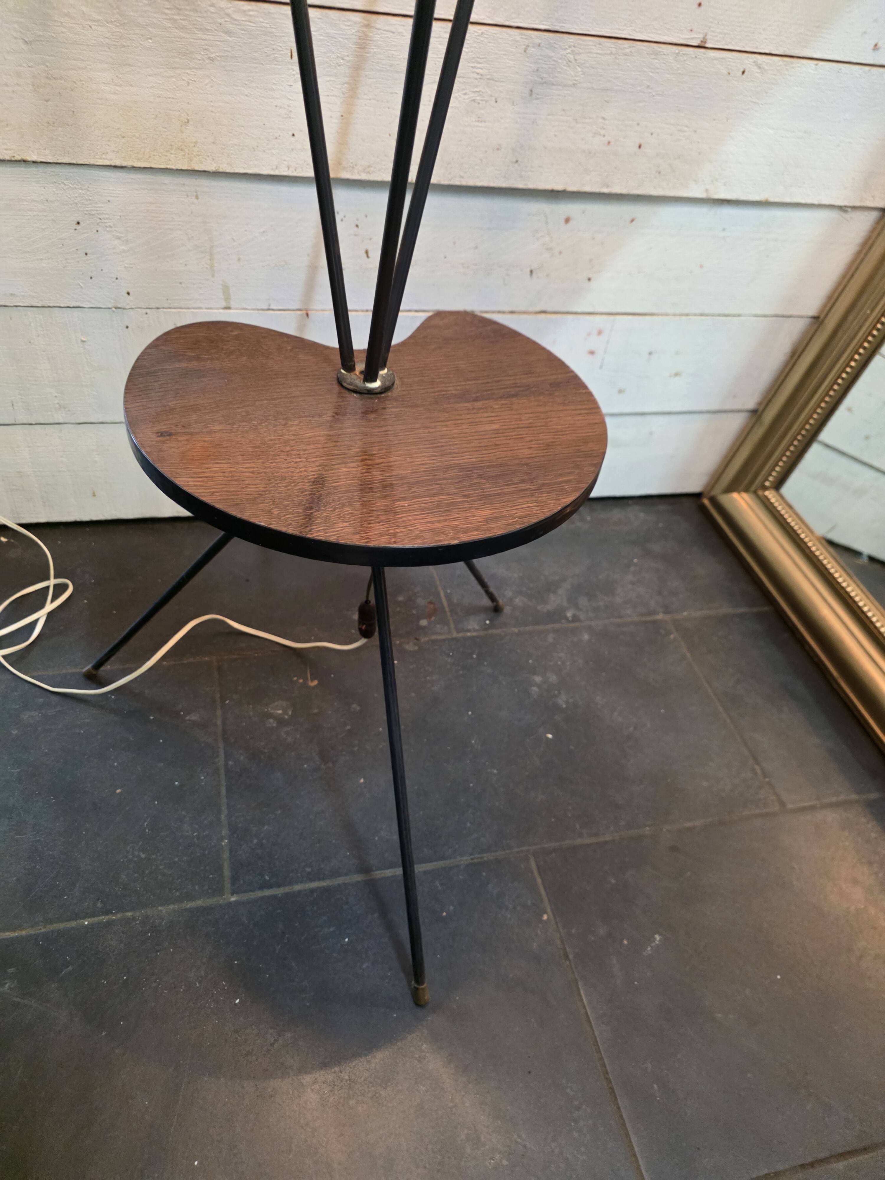 1950s/60s tripod floor lamp with 3 lights.