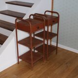 Paire de chevets d’internat métal 1960