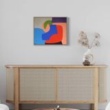 Modern colorful abstract painting