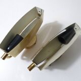 Pair of Jacques Biny mid-century design wall sconces