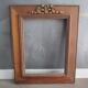 Frame with old oak knots