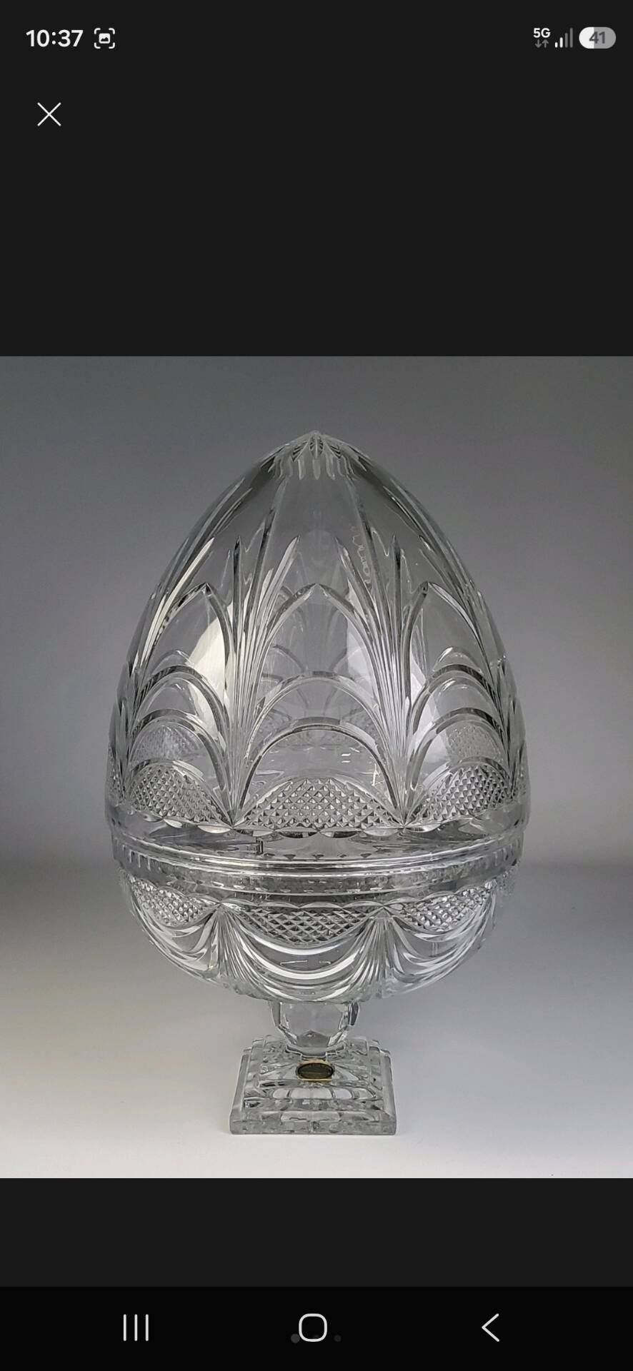Crystal champagne cellar