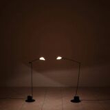 Set of 2 "Ambra" floor lamps by Valenti, Italy