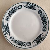 2 assiettes terre de fer Badonviller