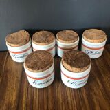 Lot of 6 spice jars