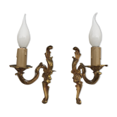 Pair of wall lamps Louis xv.
