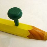 Wall hooks, colored pencil, 1980s